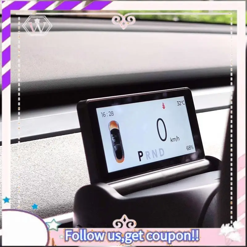 

Простой в использовании автомобильный проекционный дисплей, приборная панель, умный ЖК-цифровой экран, HUD автомобильные данные для Tesla Model 3/Y