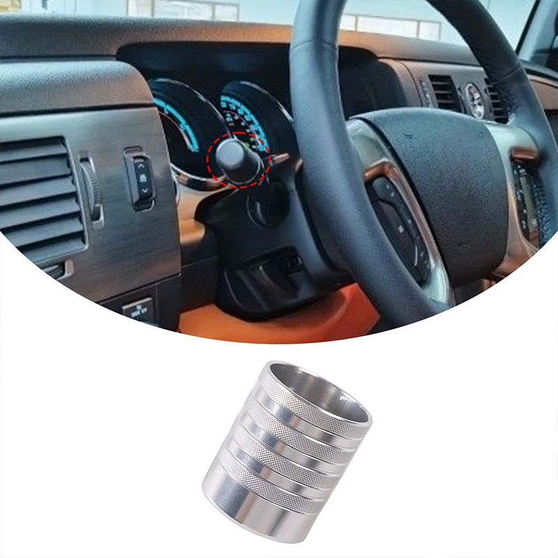 

Aluminum Alloy Steering Wheel Shift Lever Wiper Rod Trim Cover For Hummer H2 2008-2009 Car Interior Accessories