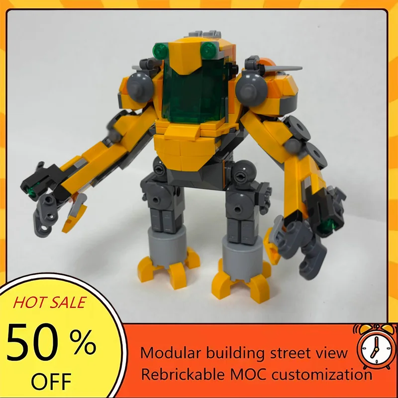 

Набор для сборки модульного меха из 264 деталей по мотивам популярного фильма «Звездные войны», конструктор, технологичный подарок, детский набор для сборки на праздники