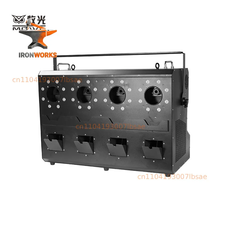 Stage Full Color LED Double Hole 1500W Smoke Bubble Machine Wedding Internet celebrity Outdoor Performance