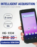 Computer PDA Industriale Portatile Langhuike Modello 9344, Schermo da 5.45\", Android 12.0, NFC, WiFi, Processore MTK MT6762