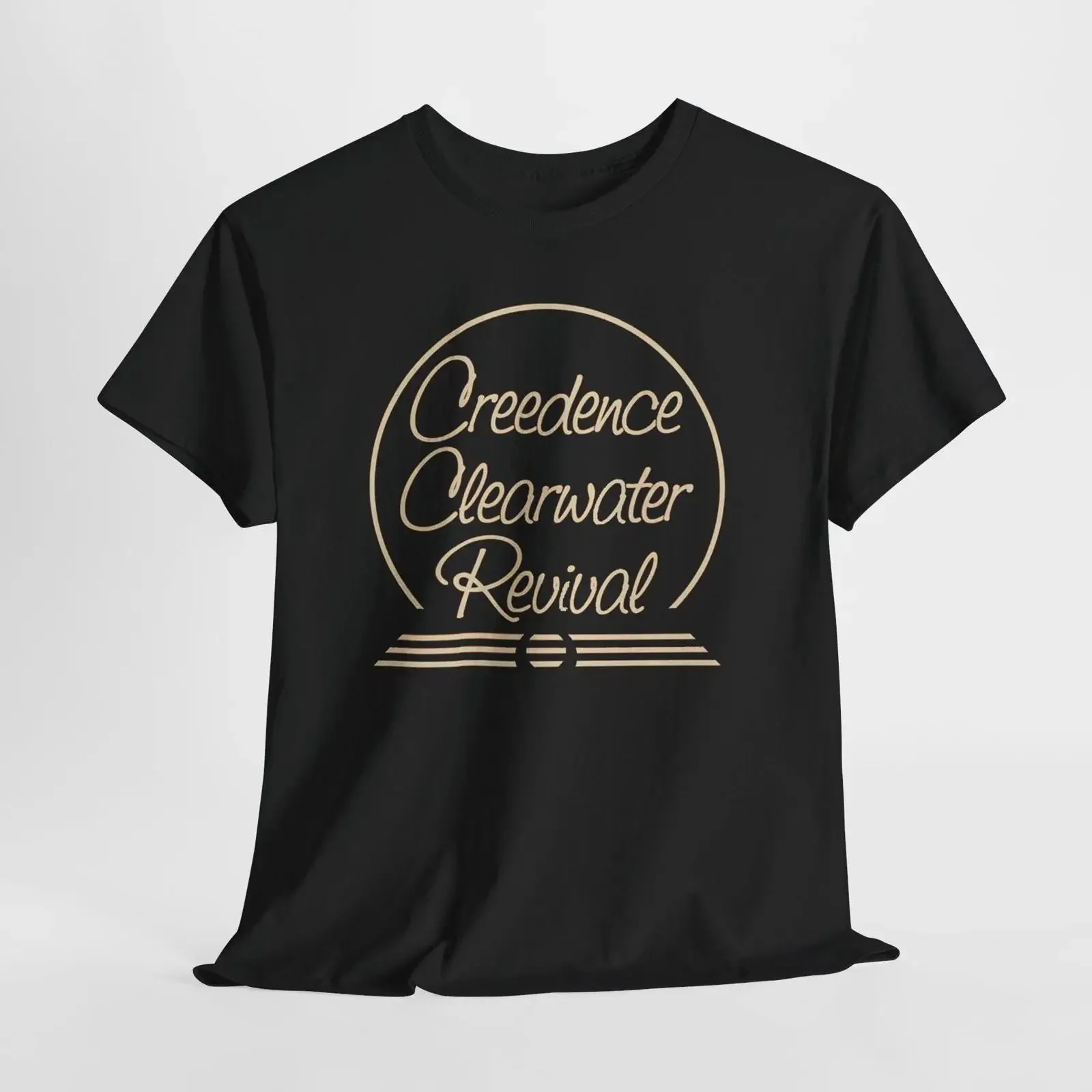 CCR Creedence Clearwater Revival Rock Band Group Music Men's Black T Shirt Size S 5XL vintage Washed Slightly graphic