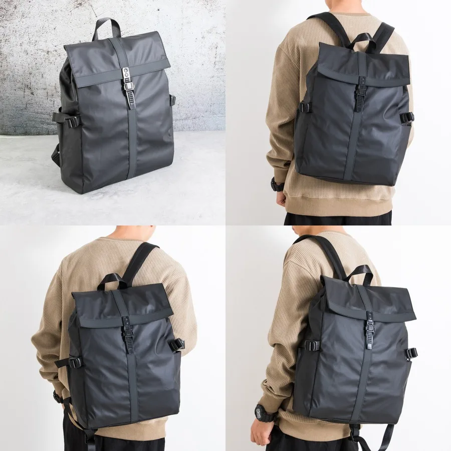 

【Новый стиль】Корейский модный рюкзак для мужчин и женщин, повседневный деловой рюкзак для ноутбука, простой универсальный школьный рюкзак, дорожная сумка.