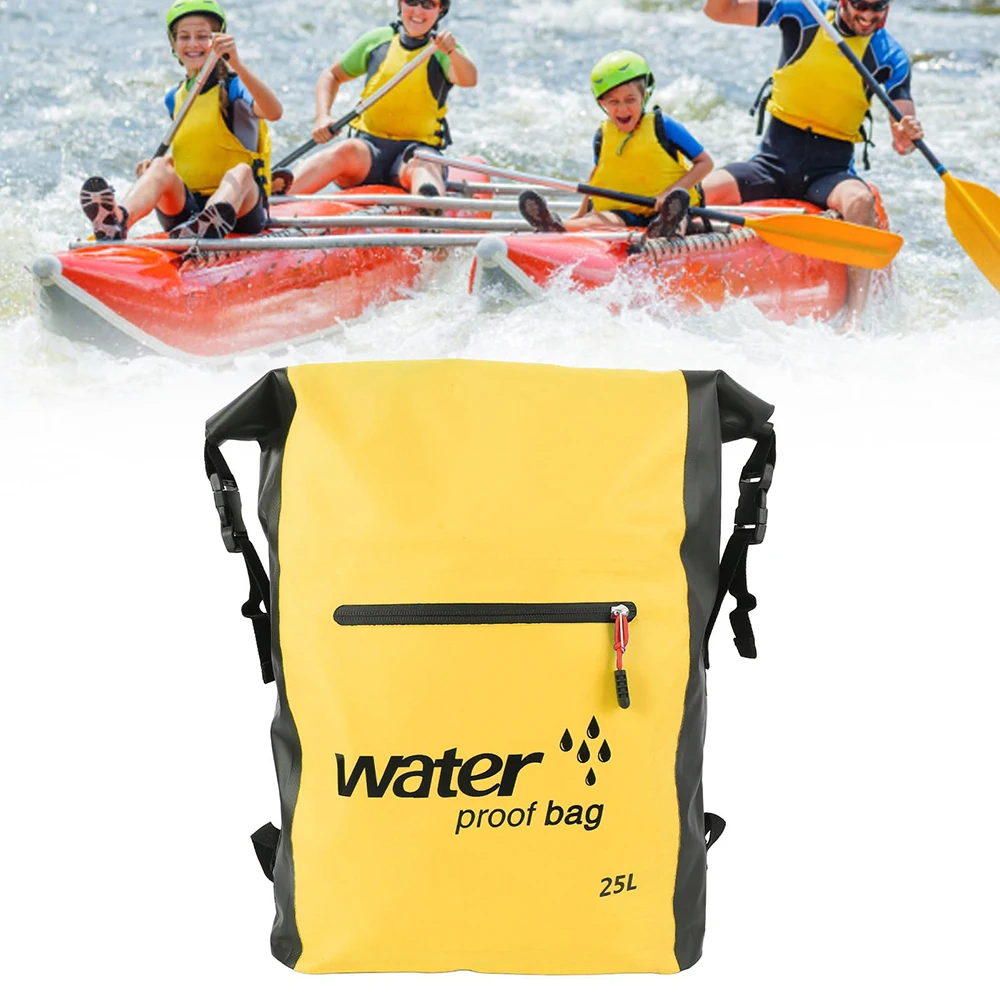 

25L Dry Wet Separation Backpack PVC Waterproof Outdoor Backpack Rafting Dry Storage Bag Swimming Large Capacity Bucket Bag