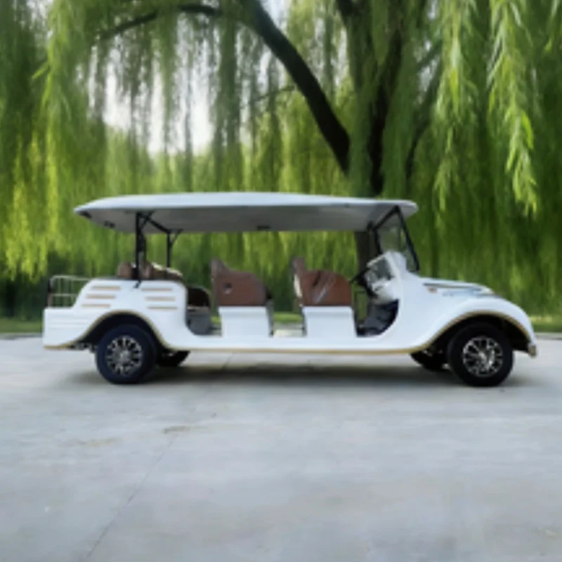 

Scenic Sport Club Retro Classic Car Adult Electric Quadricycle Go Kart Fast Powerful Electric Sightseeing Vintage Classic Car