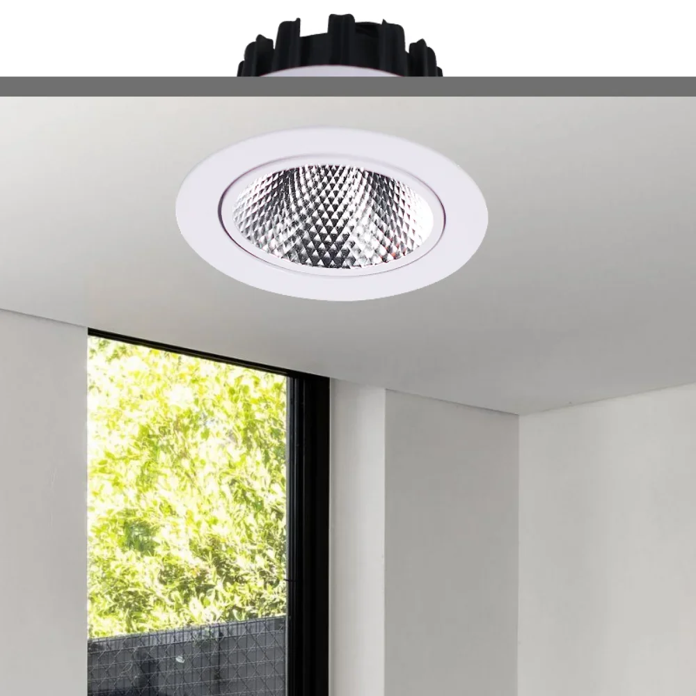 Luz LED empotrada en ángulo ajustable, iluminación Interior para dormitorio, sala de estar, cocina, 5W/7W