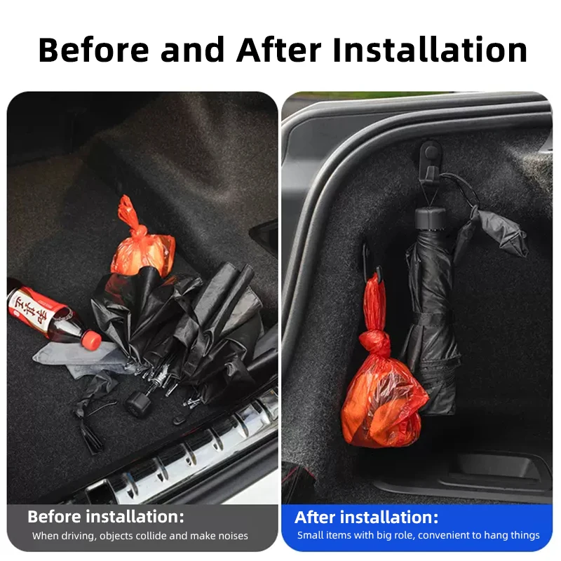 Car Rear Trunk Storage Hook For BMW 1 3 4 5 6 7 Series F20 F30 F34 F10 F18 F30 F35 G30 G20 G32 G11 Trunk Organizer Hidden Hook