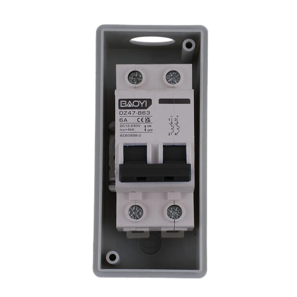 

Автоматический выключатель Водонепроницаемая распределительная коробка для надежной защиты от перегрузки по току и короткого замыкания в системх солнечных панелей