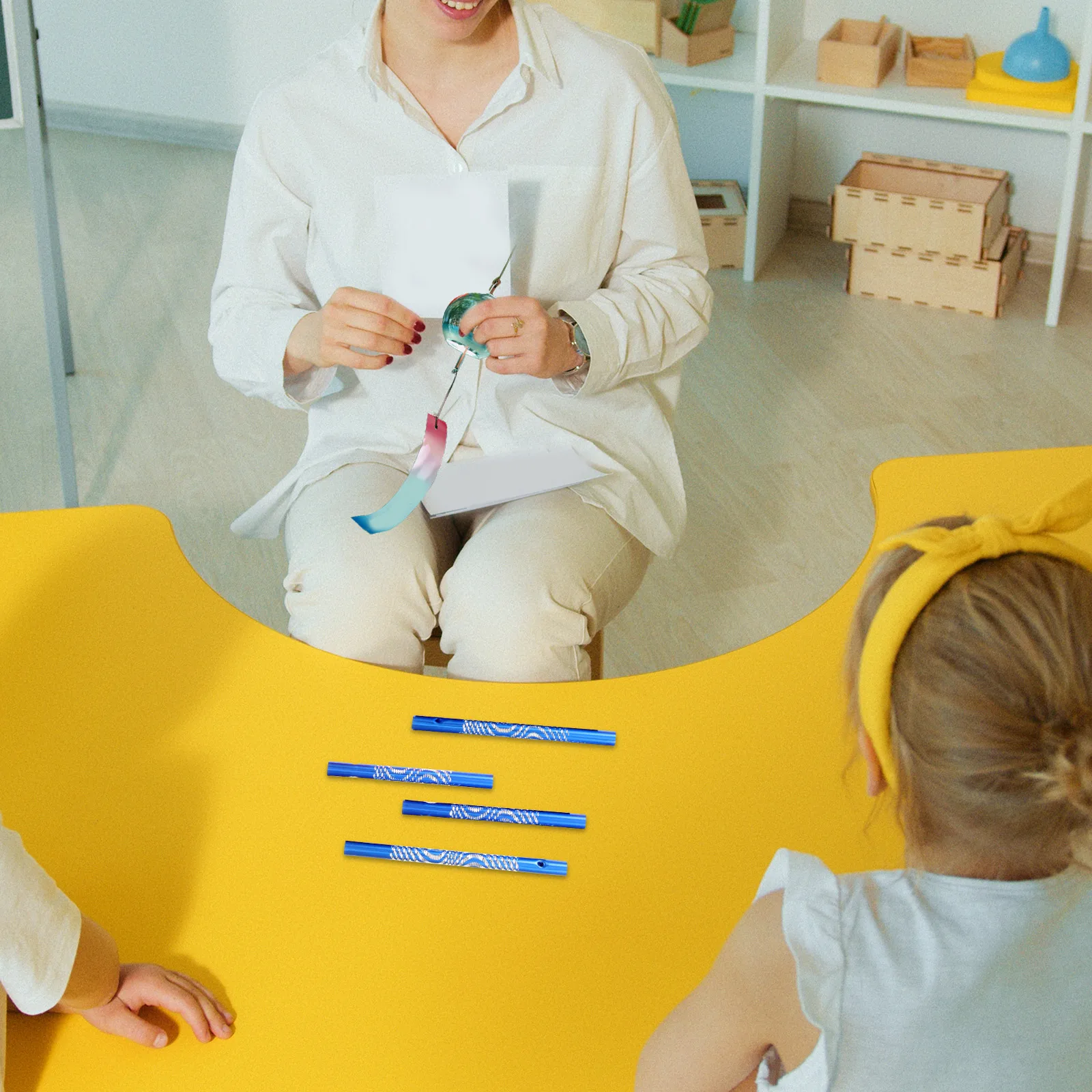 

24 шт., трубки для колокольчиков, металлический материал, сделай сам, детали для колокольчиков, принадлежности для входной двери, настенные подвески, расслабляющая мелодия