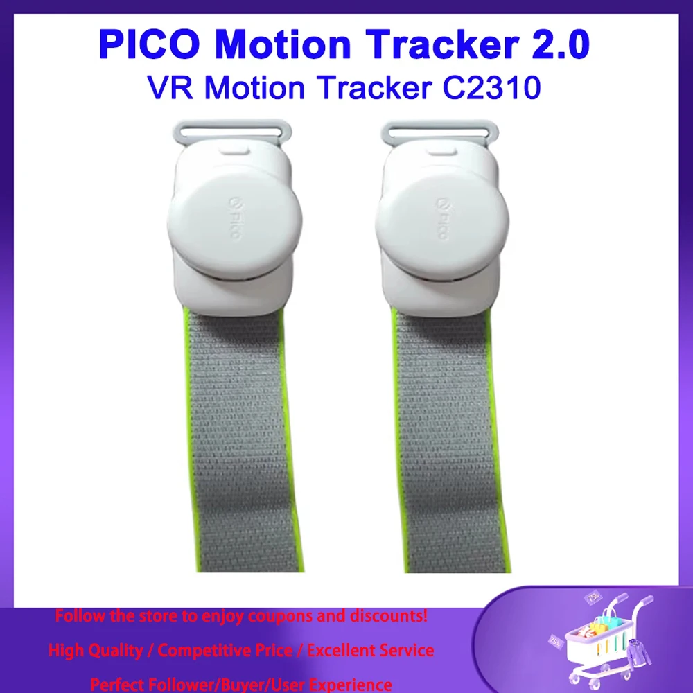 2024 PICO Motion Tracker 2.0 in Stock! PICO VR Motion Tracker C2310 Full-body Motion Tracking 6DoF AI Tracking VRCHAT SteamVR