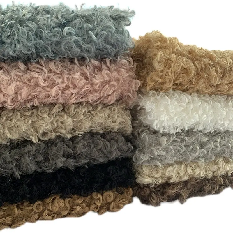 Cotton Doll Hair Making Soft Wool Curls Crochet Doll Wigs Handmade DIY Home Craft Material Autumn Winter Warm Plush Decoration