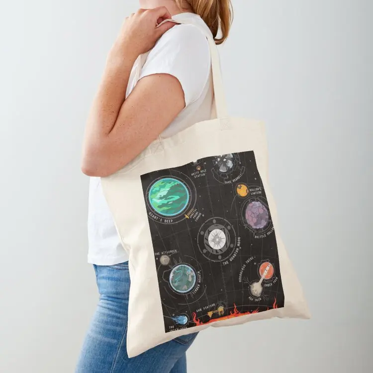 Outer Wilds System Tote Bag Beach bag shoping bag Portable shopping