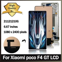 New AMOLED For Xiaomi Poco F4 GT LCD 21121210G Display Screen Digitizer Assembly For poco f4 gt 5g Display Touch Screen