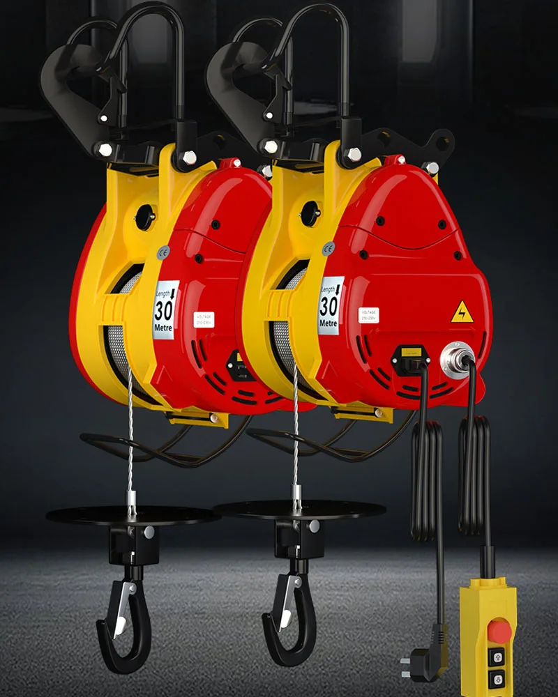 Electric Hoist Crane Xiaojingang Electric Hoists 220V Household Remote Control Portable Suspension Hoists, Winches, Air Conditio