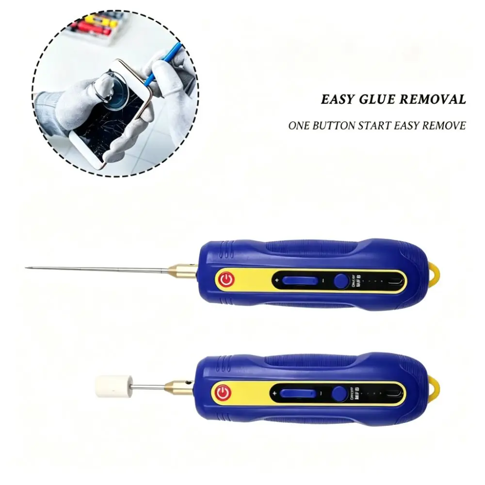 Electric Tool Electric Glue Remover LED Display Split Design Glue Removal Pen Remover Tool Green Dust