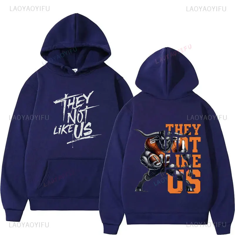 

They Not Like Us Graphic Tops Sweatshirts Men's Autumn Winter Comfortable Clothing Hoodie Fashion Pullovers Hooded Shirt Hoodies