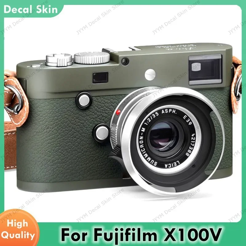 Decal Skin For Fujifilm X100V Vinyl Wrap Anti-Scratch Film Camera Lens Body Protective Sticker Protector Coat For FUJI X100 V