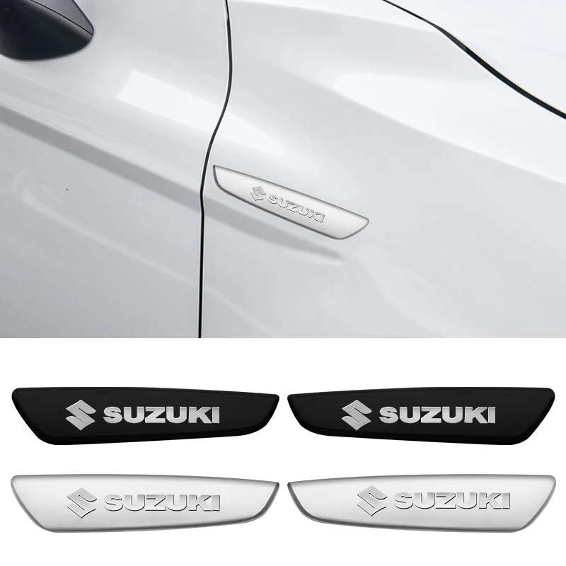 2 st Auto Zijdeur Body Spatbord Stickers Embleem Badge Decoratie Voor Suzuki Grand Swift Jimny Vitara Baleno Auto Accessorie Styling