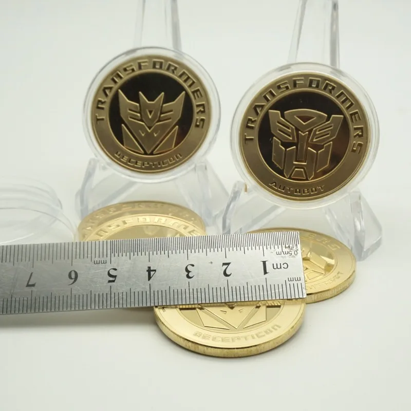 Hasbro Transformers Commemorative Coin Gold/silver Metal Coins Collectible Art Collection Gift Non-currency Coins Game Prop New