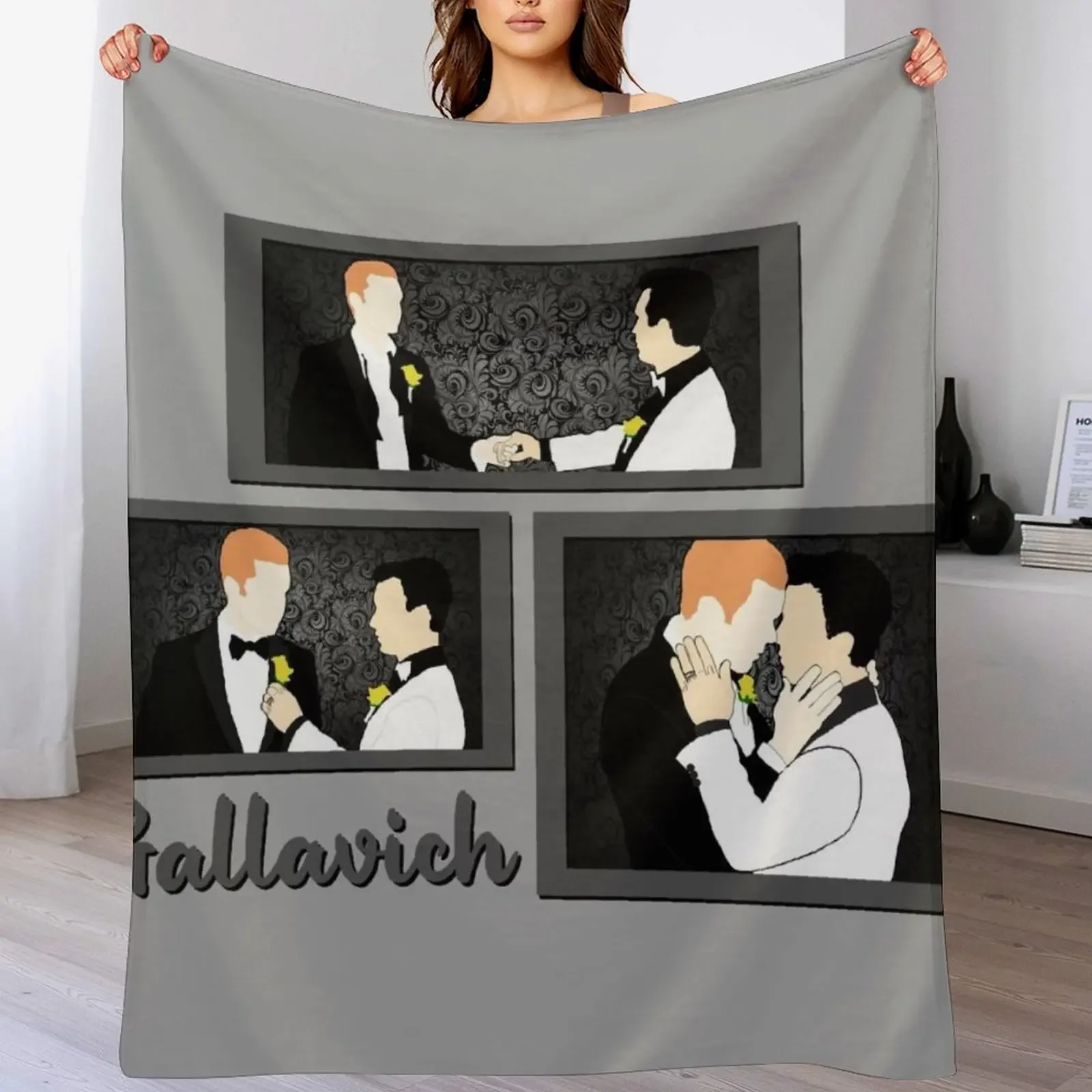 Gallavich Throw Blanket All Season Soft Lightweight Blanket for Home