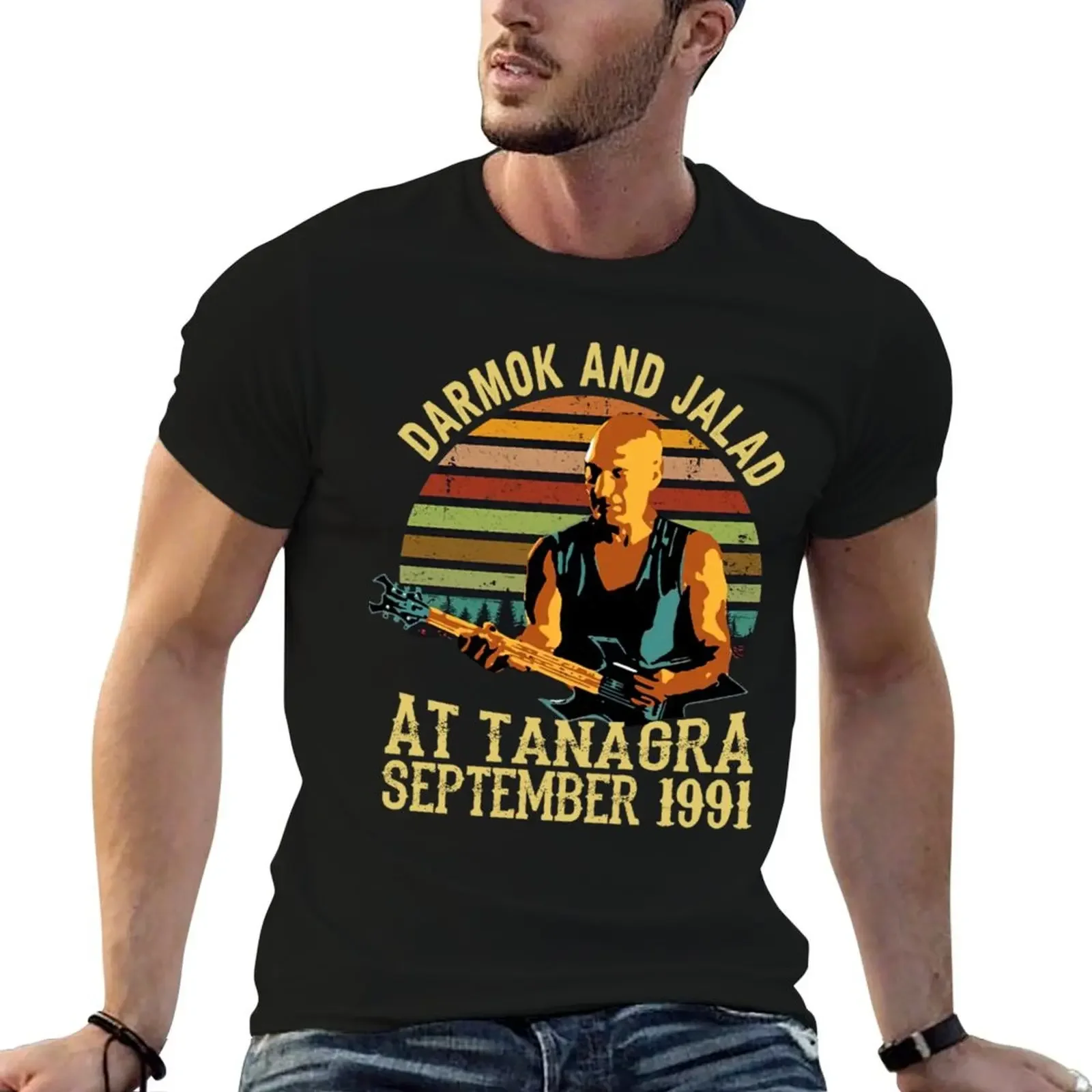 Darmok And Jalad At Tanagra September 1991 Vintage Retro T-Shirt plain rapper graphic tees man t shirt blacks luxury clothes men