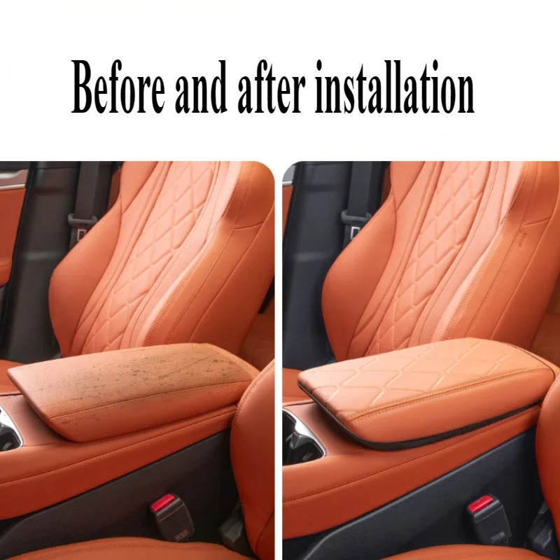 BYD Sealion 7 Leather Center Armrest Cover - Image 3