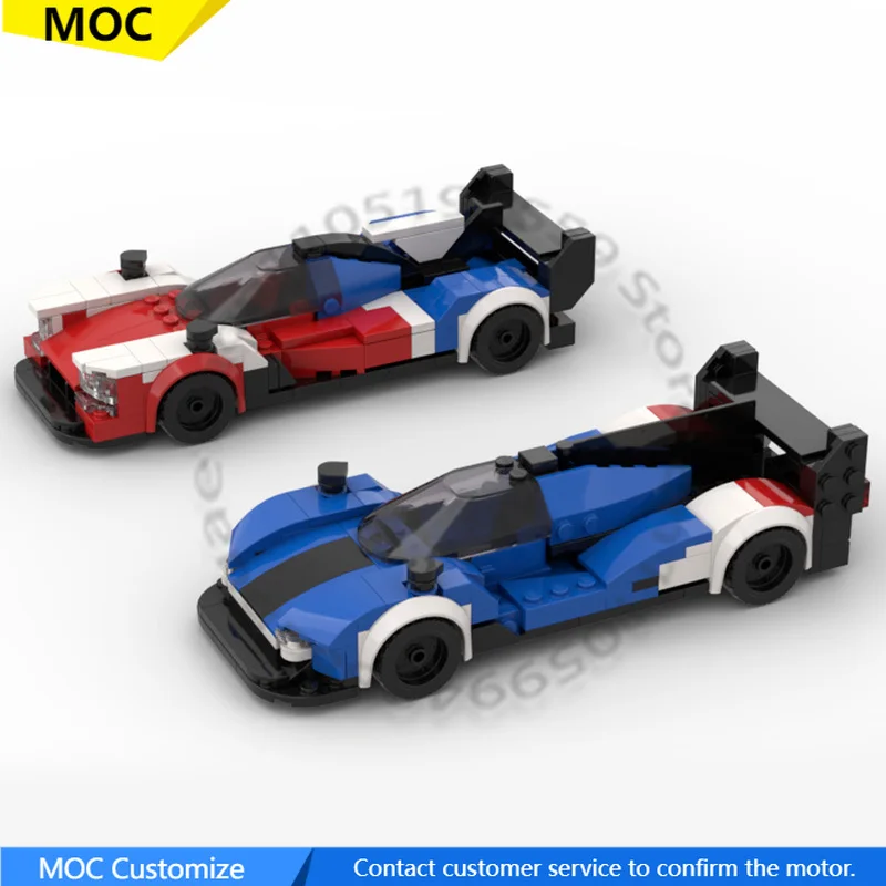 

508 PCS Racing Car WEC Isotta Fraschini and Alpine Hypercars MOC Customize Modular Building Block Brick DIY Assembly Toy Gift