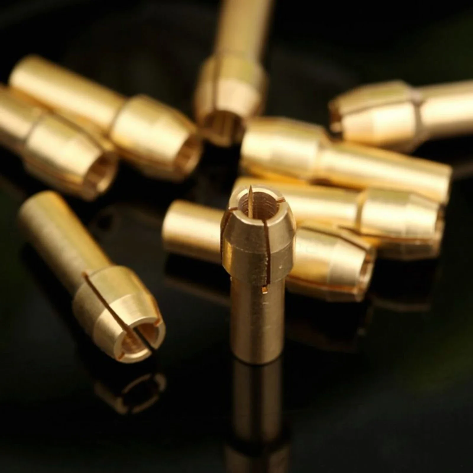 10 szt. Adapterów z mosiądzu 3,2 mm (1/8 cala) do narzędzi obrotowych Dremel, narzędzia ścierne — zdjęcie 7