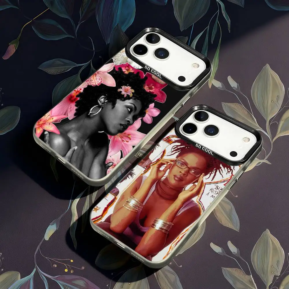 

Lauryn Hill Miseducation Phone Case For iPhone 17,16,15,14,13,12,X,8,Pro,Max,Plus,E,SE4,Air,Mini IMD Matte Black