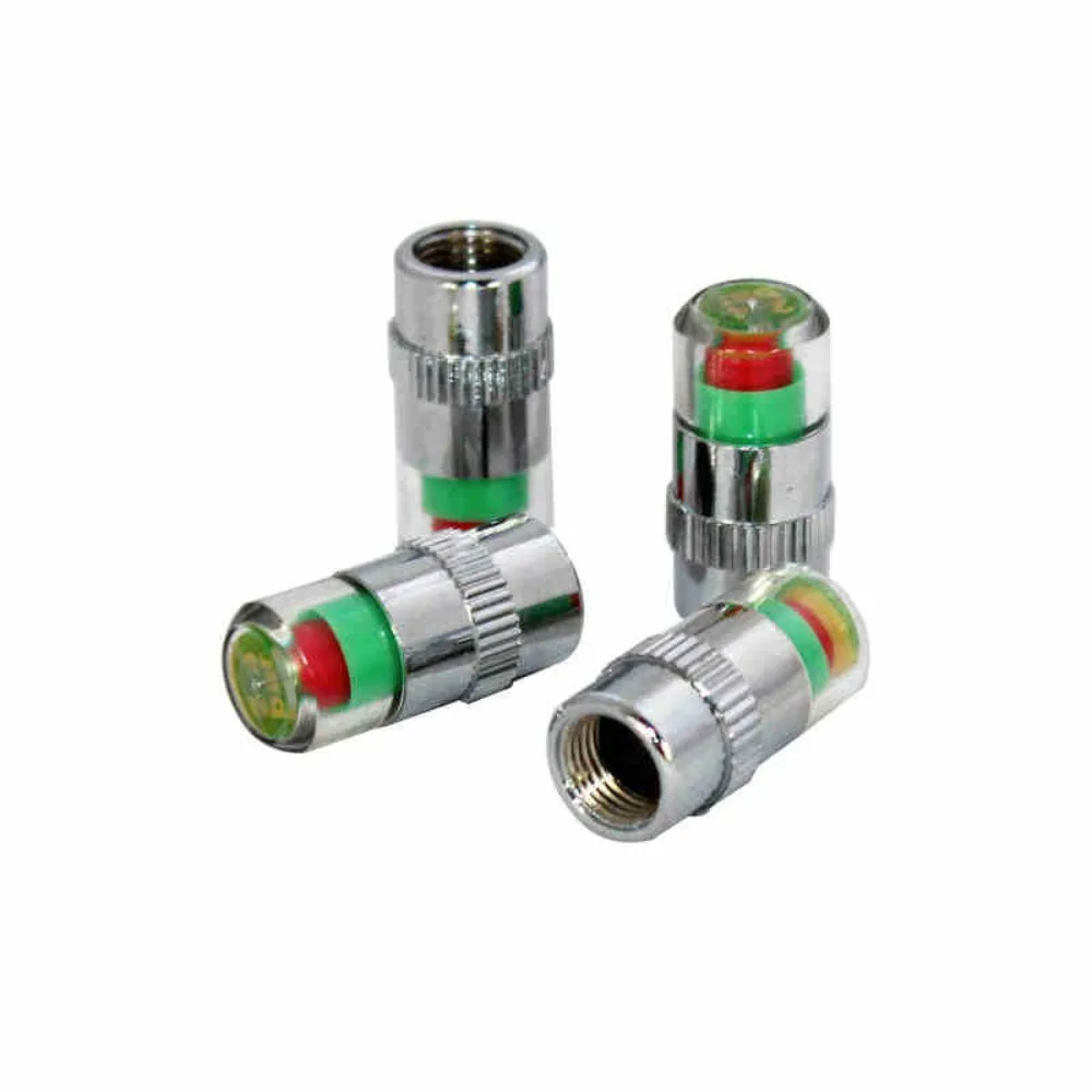 New Air Pressure Gauge Cars Trucks Tire Pressure Indicator Tire Pressure Monitor Sensors Alert Monitoring Tire Air Alert Cap