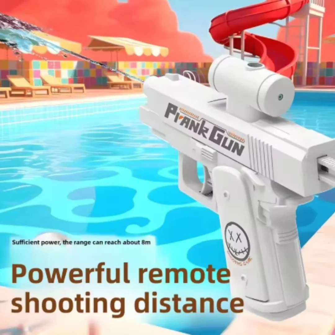 Kreatives umkehrbares Wasserpistolen-Spielzeug, Trick-Wasserpistole mit doppelseitiger Spritzfunktion, Mini-Wasserspielzeug für Kinder, Spielzeugpistole