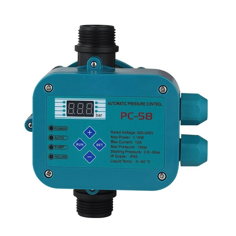For Automatic PC-58 Household Adjustable Pressure Self-priming Booster Intelligent Water Controller Electronic Pressure Switch