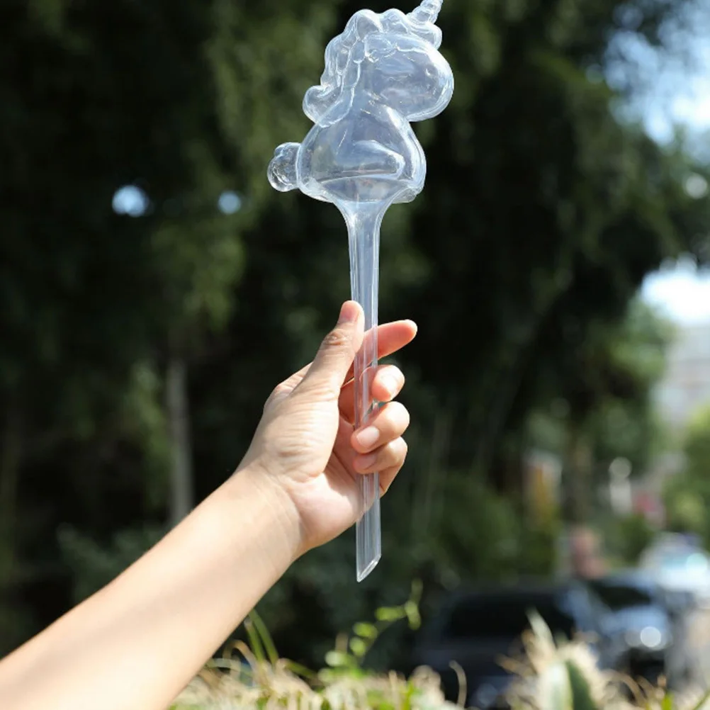 

2Pcs Unicorn Automatic Watering Device Plastic Self-Watering Tool for Indoor Outdoor Plants Automatic Watering Device