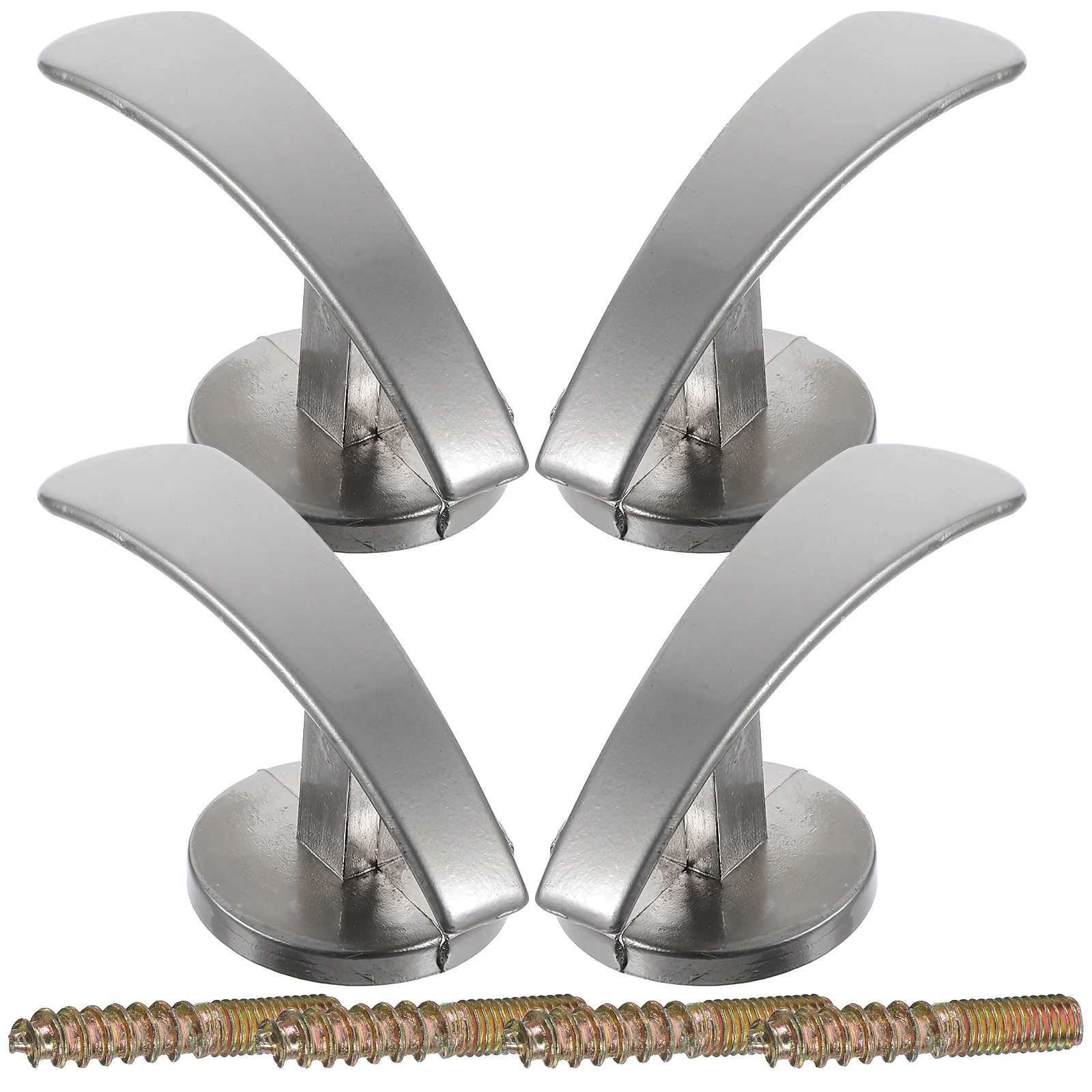 

4Pcs Curtain Tieback Wall Mounted Hook Set Decorative Metal Holdbacks for Window Curtains Drapes Organizer Curtain Tieback