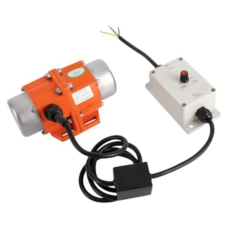 

Electric Vibration Motor 110V 100W Waterproof Electric Vibration Brushless Motor Orange 3600RPM Air-Cooling Vibration Motor