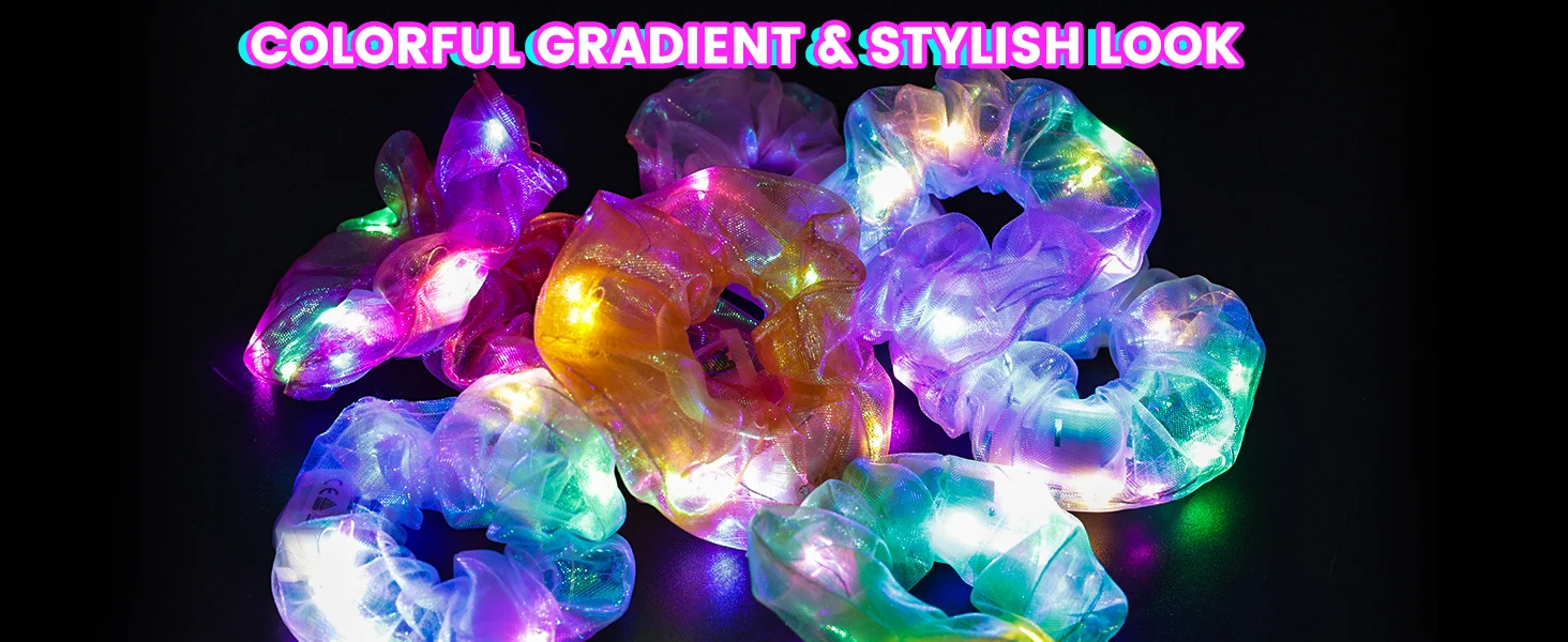 light up scrunchies