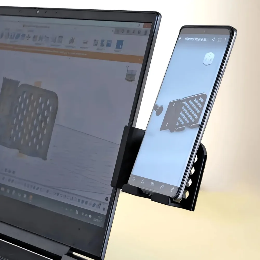 Art Drawing Clip Monitor Side Phone Holder Office Compatible Desktop Monitor Laptop Drawing Board Clip Side Computer Screen Rack