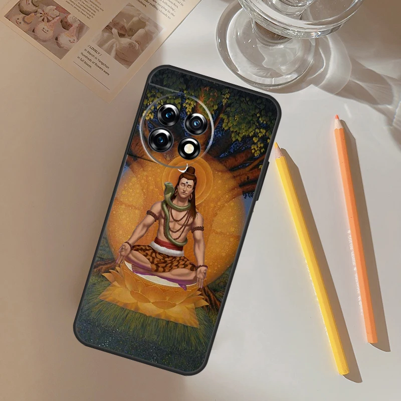 God Diety Hindu Ganesha Shiva Funda For OnePlus Nord 3 2T CE 2 Lite N10 N20 N30 OnePlus 11 8T 10T 9RT 10R 8 9 10 Pro Case