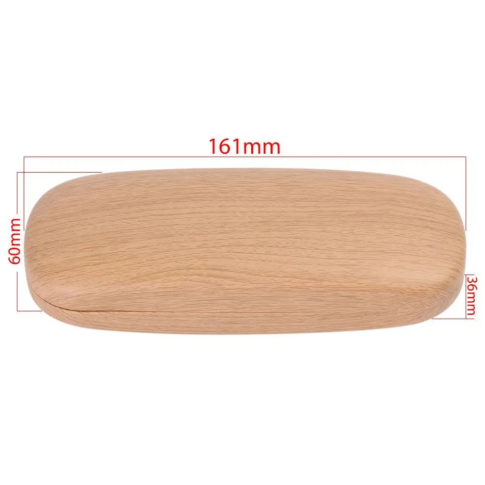 Hard Shell Wood Grain Glasses Box Men Women Myopia Glasses Case Eyewear Protector Reading Eyewear Case With Velvet Lining - view 2