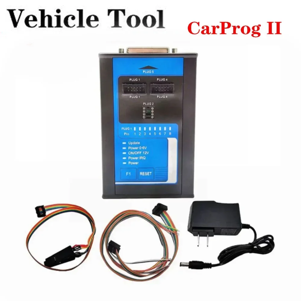 Carprog II 8.21 8.28Car Programming Tool SRS Reseter&Crash Data Programmer Immo OFF Decode Radio Mileage Correction Carprog 2