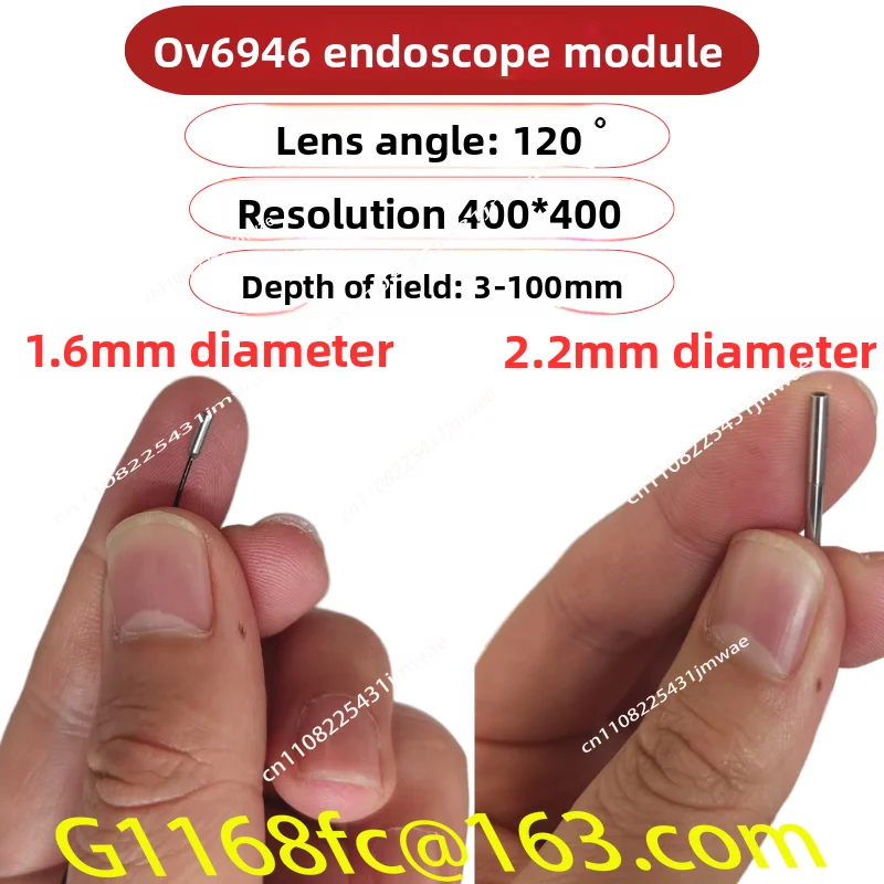 High Definition 1.0 | 1.6 | 1.8 | 2.2mm Ultra-fine Probe Box Domestic Waterway Inner Wall Pipeline Inspection