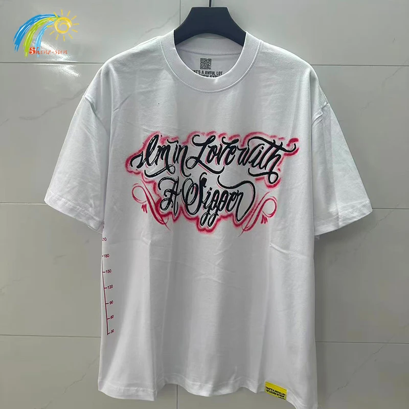 

Letters Logo Graffiti THAT'S A AWFUL LOT OF COUGH SYRUP T-Shirt Men Women Unisex Casual Fashion White T Shirt Loose Tee Tops
