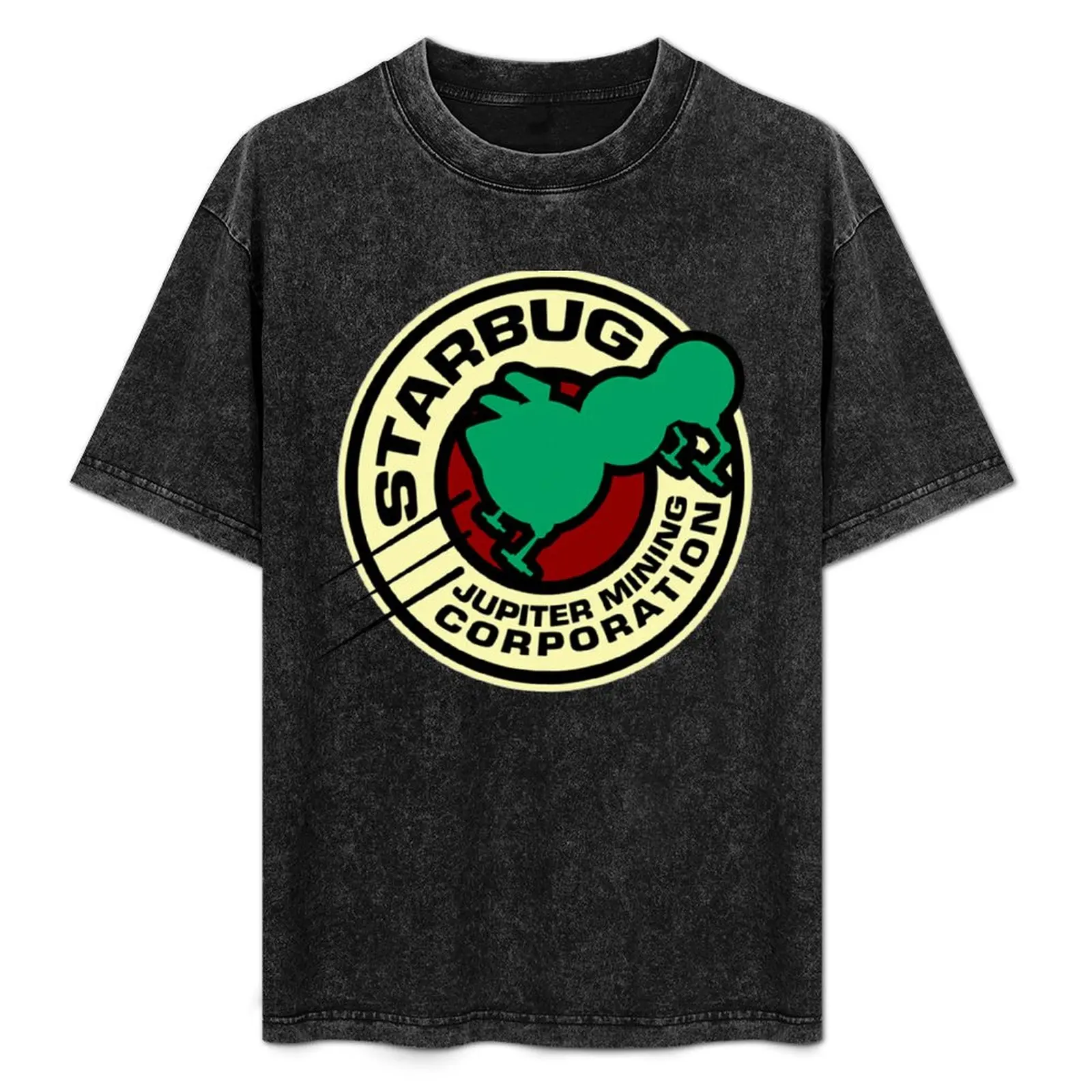 

Jupiter Mining Corporation Logo T-Shirt Casual Loose Short Sleeve Tee for Men
