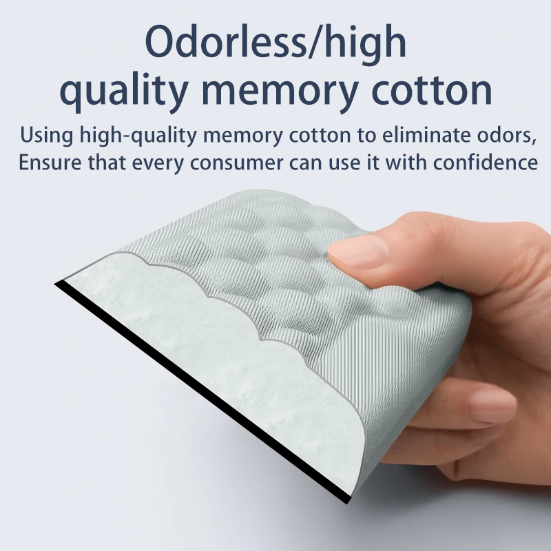 Keyboard Pad Set Memory Foam for Office Computer Laptop Easy Typing Pain Relief Keyboard Wrist Rest Mouse Pad Computer Mouse Pad view 6
