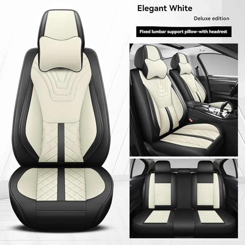 High Quality 5-Seater Universal Leather Car Seat Cover For Volkswagen POLO Quest Tiguan Jetta Golf Lavida Sagitar Car Accessorie