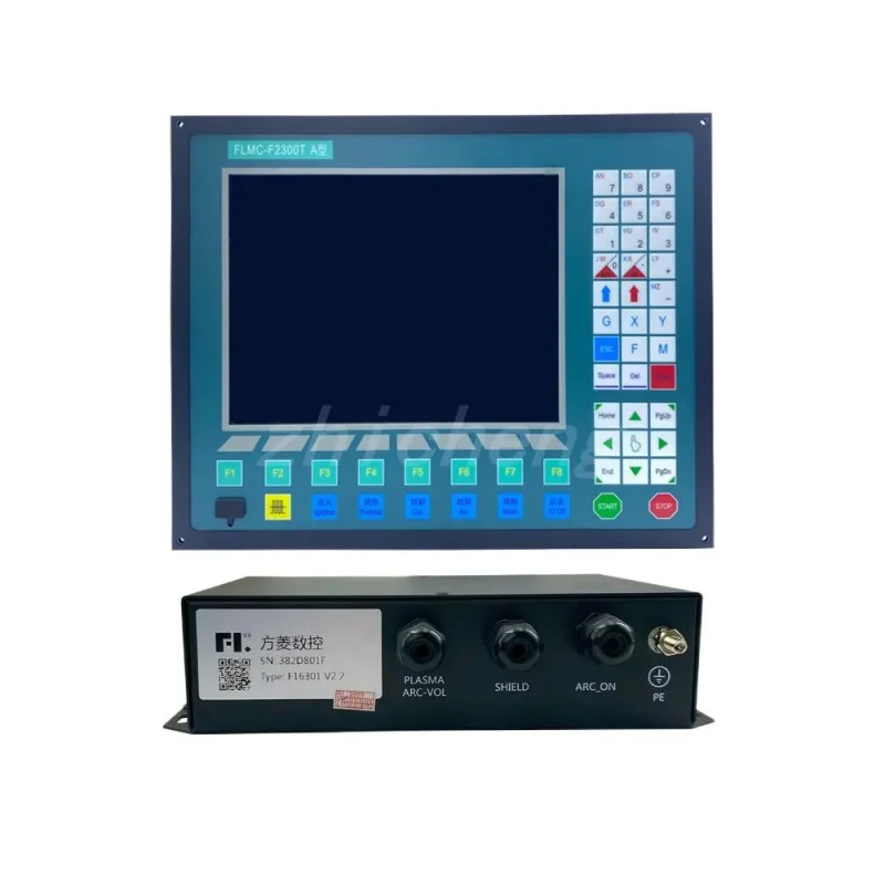 HOT! F2300AT F2300A CNC operating system flame plasma gantry cutting machine controller 10.4 -inch color LCD screen