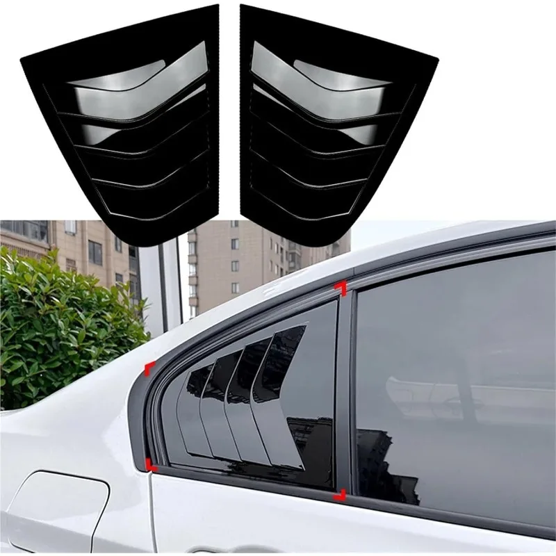 

Car Rear Side Window Shutter Trim Windshield Shade Blind Cover For BMW 3 Series F30 F31 F35 318i 320i 325i M Sport 2013-2019