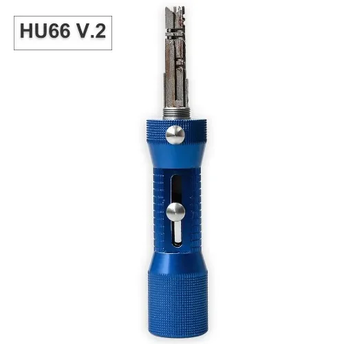

In Stock 2 in 1 HU66 V.2 Professional Locksmith Tool for HU66 Lock Pick and Decoder Quick Open Tool