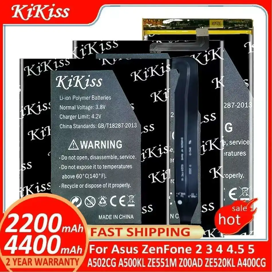 

Аккумулятор для телефона Asus ZenFone 2 3 4 4,5 5 A501CG A502CG A500KL ZE551M Z00AD ZE520KL A400CG C11P1324 C11P1424 C11P1601 C11P1404