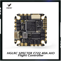HGLRC SPECTER F722 40A AIO 4-6S Flight Controller MPU6000 40A ESC 25.5x25.5mm for 2-4 inch RC FPV Freestyle Drone